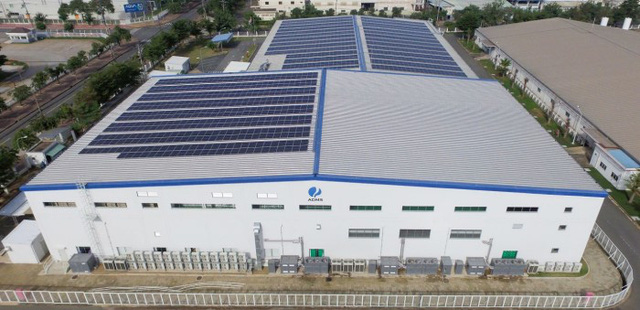 Tập đoàn Aureole đã ứng dụng điện năng lượng mặt trời